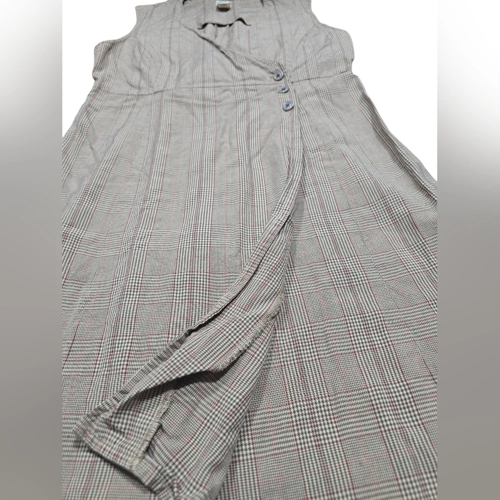 Vintage 90s Gap Plaid Vest Styke Dress Size 4